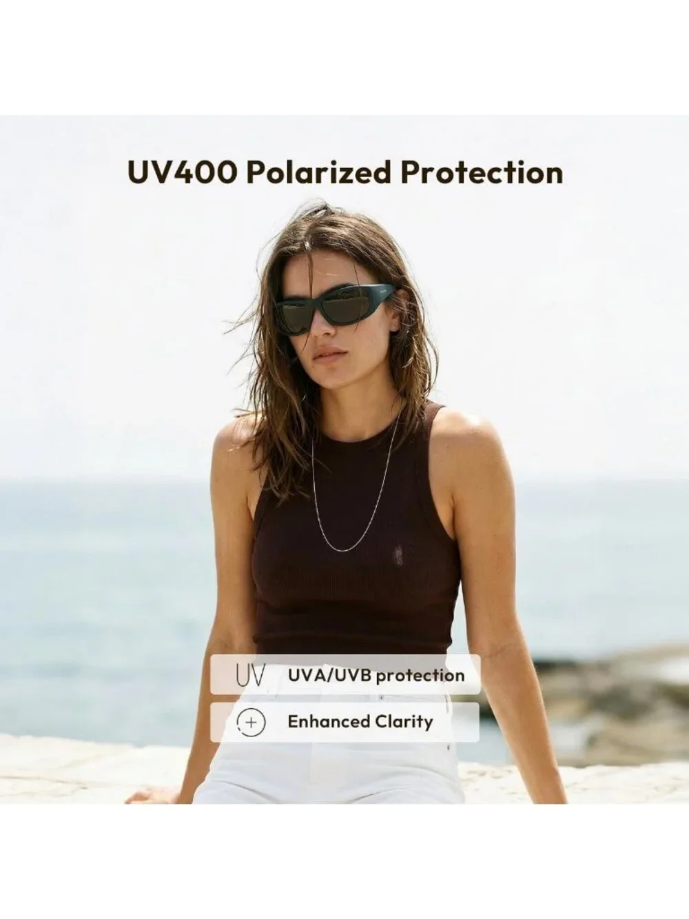 Polarized UV400 Sunglasses for Men & Women - Sport Wrap Around Shades for